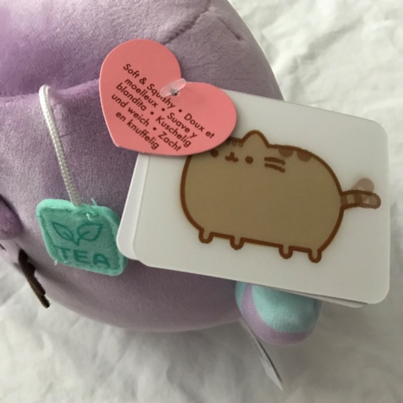 NEW 6" Pusheen Kitchen Teapot Kettle Squisheen Plush Soft Toy Stuffed Animal - Picture 3 of 6